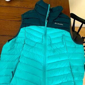 Columbia puffer vest size XL